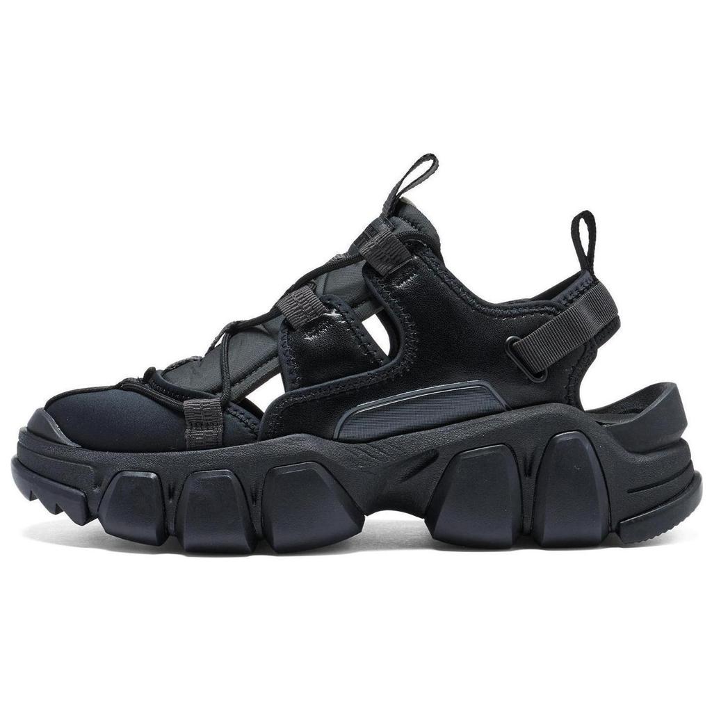 Onitsuka Tiger Dentigre Cage Comfortable Versatile Beach Sandals Unisex Sandals Black 1183C189-001