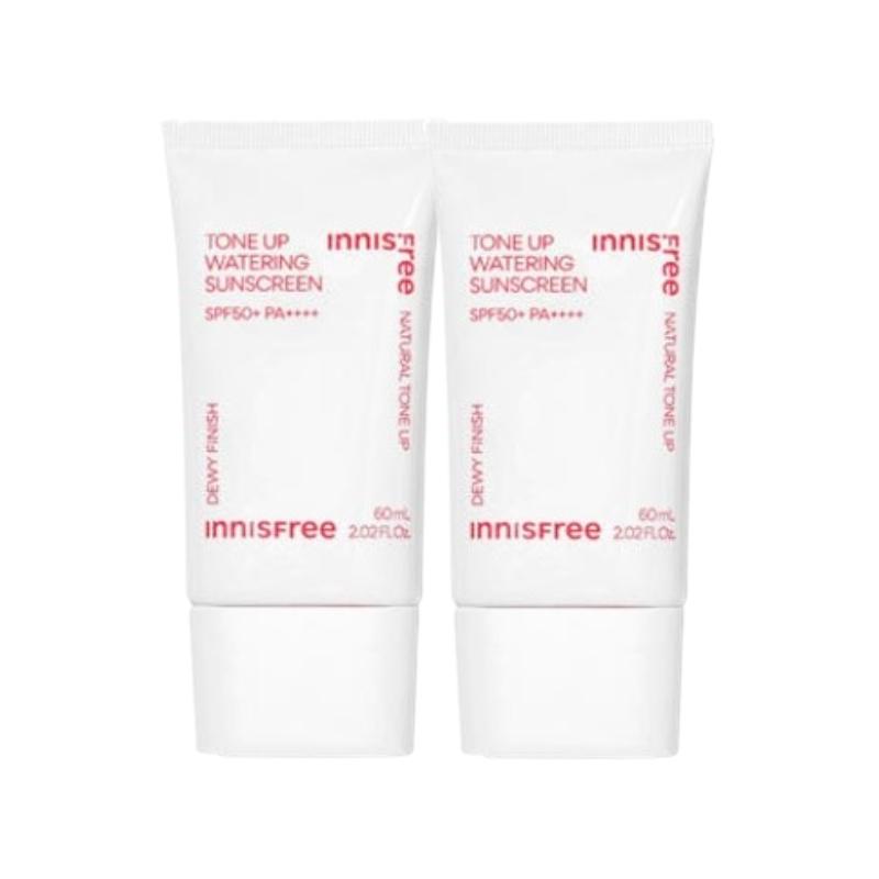 Innisfree Tone Up Watering Sunscreen SPF50+ PA++++ 60ml | Brightening & Hydrating UV Protection | Lightweight K-Beauty Daily Sun Cream
