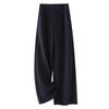 Women's Woolen Wide-Leg Drape Pants: New 2025 Loose, Stylish Velvet-Enhanced Suit Trousers for Autumn and Winter.