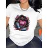 Cotton Short Sleeve T-Shirt for Home Living Room Wear, Featuring Durable Fabric with Comfortable Fit, Ideal for Casual Outfits