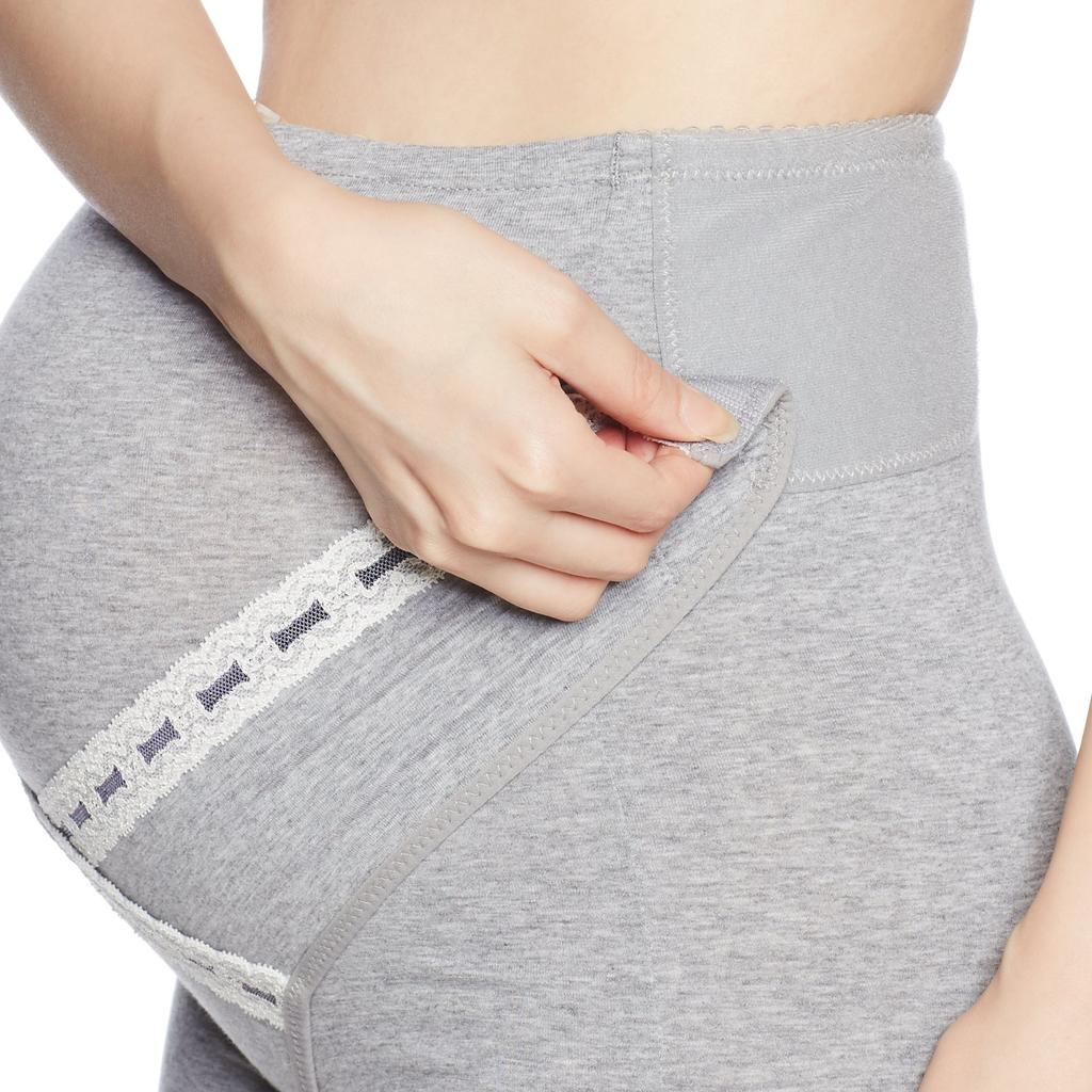 Inujirushi Honpo Adjustable Length Maternity Size HB8366R Belt, 1/4 Girdle, M, Gray,