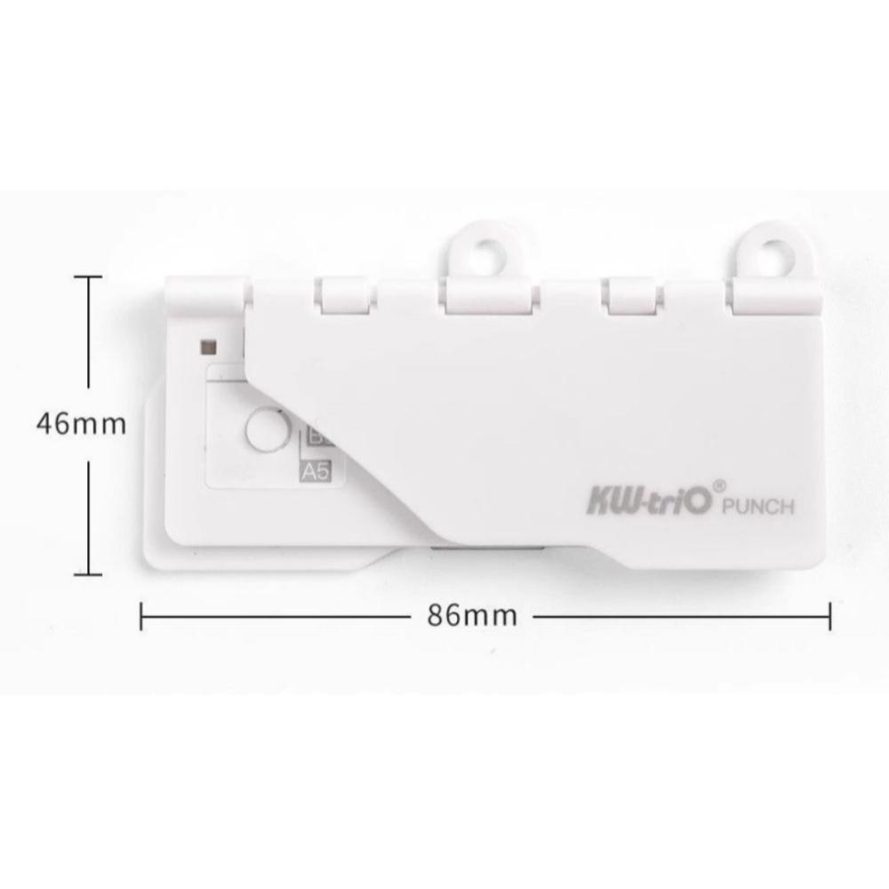 

5-Hole Punching Machine Plastic Handcraft Making Tool Portable Paper Punch Tool Office School Use