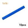 10 Stück Bausteine 1x16 Noppen 2465 Dicke Figurensteine Pädagogisch Kreativ Größe Kunststoff DIY Zubehör Kompatibel Alle Marken