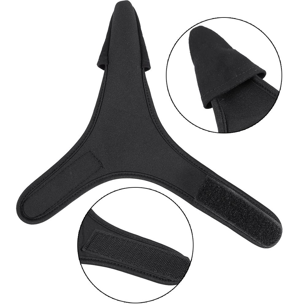 Protection d'index unique noire confortable Gant à bande élastique unisexe Pour la pêche en extérieur Gant d'index unique pour le lancer