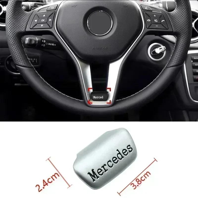 

AMG Emblem Car Steering Wheel Stickers Accessories For Mercedes Benz AMG W206 W204 W205 W212 W213 W221 W222 W223 W251 W464 GLE