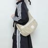 Çizgili Hafif Açık Hava Sürüş Çantası Büyük Kapasiteli Bohça Çanta Spor Tarzı Çapraz Askılı Çanta