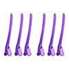 12PCS Steel Hairdressing Clamps Purple Sectioning Clip Home Use Salon Hair Clip  Salon