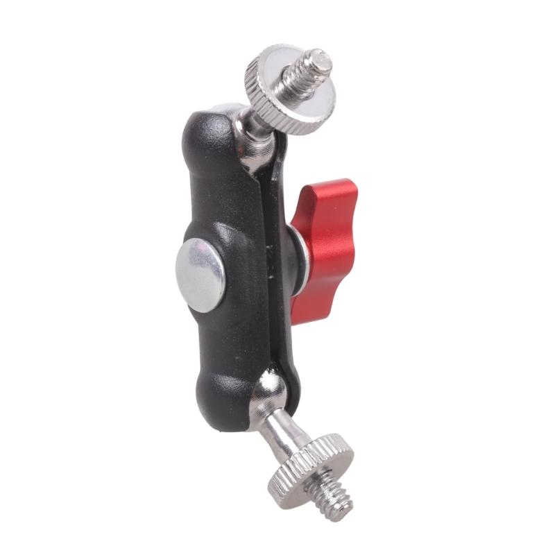 

Flexible 1/4 20 Threaded Screw Adapter for DSLR Cameras Tripods Light Stands with 360 Swiveling Function 1