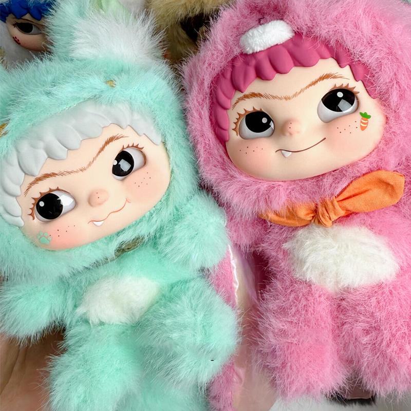 Wakuku Lis Króliczek Cukierek albo psikus Blind Box Słodka Wakuku Figurka Akcji Mystery Box Lis Króliczek Lalka Anime Brelok Torebka Niespodzianka Zabawki