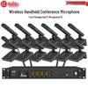 HuiDu QH-550 Professional Wireless Condenser Conference Microphone System (CN Version)
