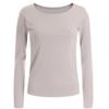 Shop   Women Round Long Sleeve T shirT Khaki Dai Wsh 12128