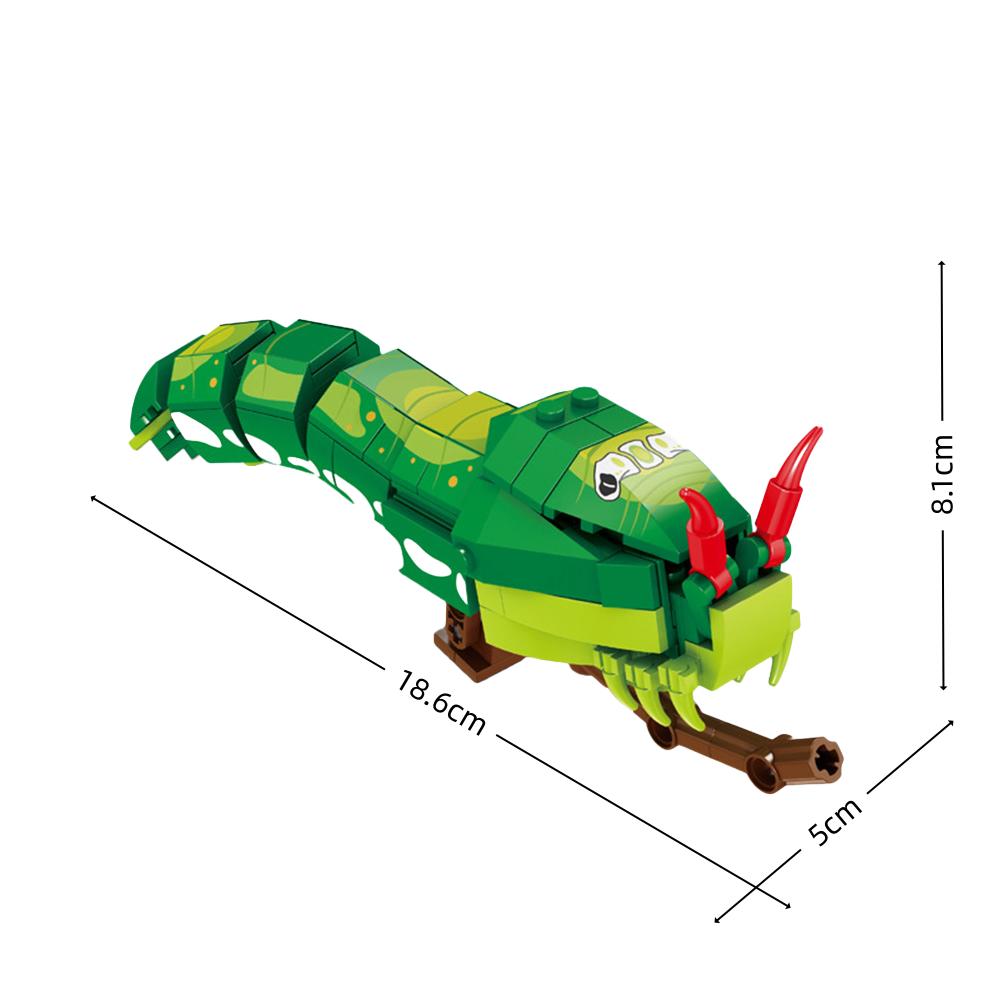 MOC Bionic Animal Figures Centipede Scorpion Spider Trilobites Building Blocks Model Set Educational Learning Toy for Kids
