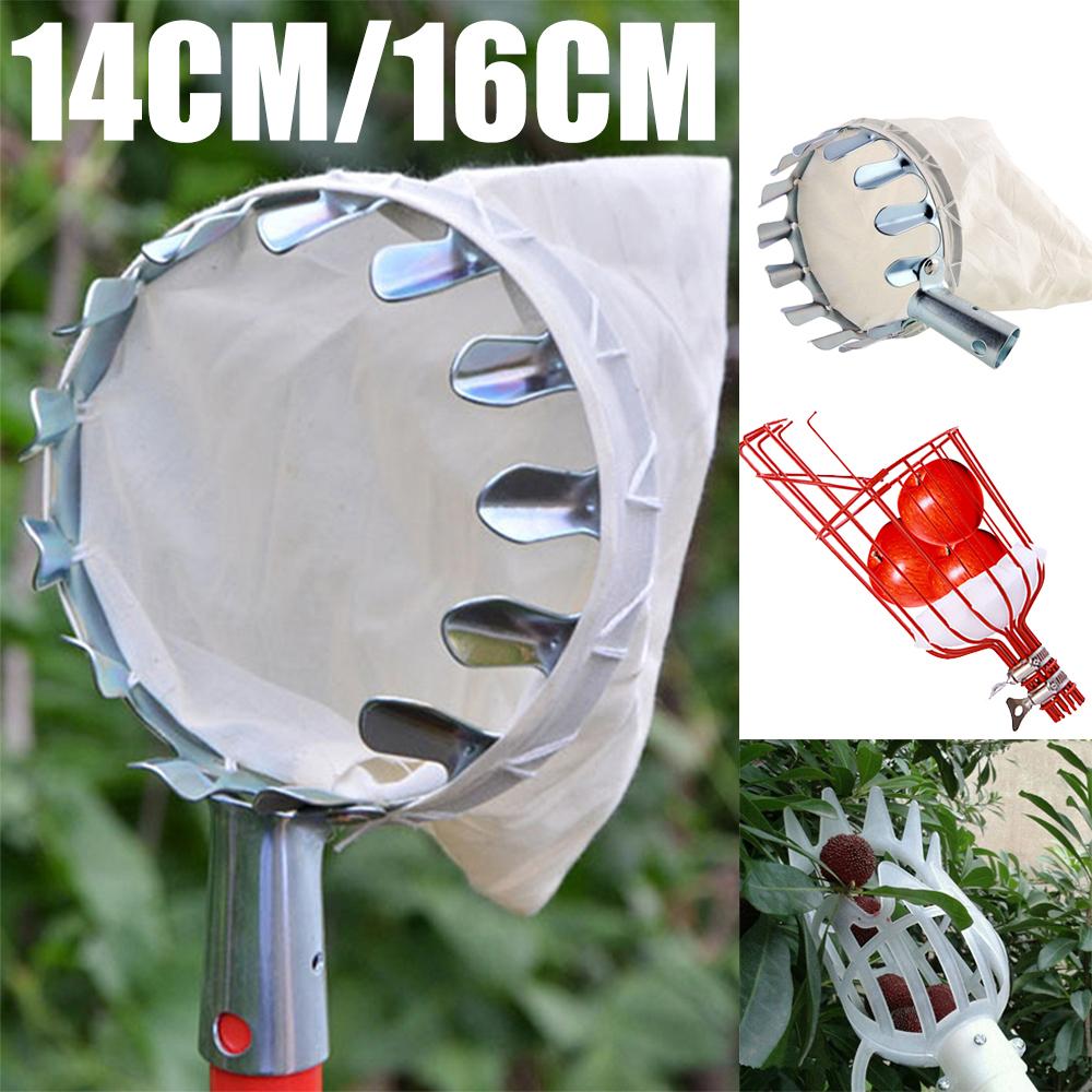 

Fruit Picker Gardening Apple Peach High Tree Picking Tools Greenhouse Fruits Collection Picking Catcher Device without Handle