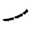 For Tesla Model 3 Highland 2023 2024 2025 Refit Rear Bumper Diffuser Lip Lower Spoiler Blade Wind Knife Splitter Plate Body Kit
