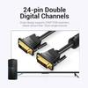 VENTION EAABJ 5m 1080P 60Hz 24+1 DVI to DVI Wire Male to Male Gold Plated Adapter Cable