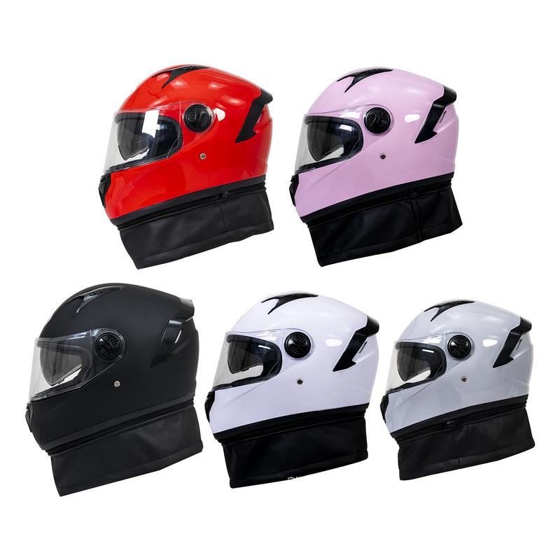Anti-fog Full Face Headgear Motorcycle Cold Weather Headgear Winter Headgear With Removable Neck Scarf For Motorcycle Supplies