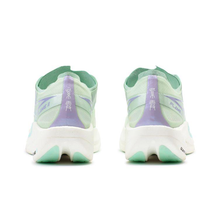 361 Feiran 2 Mesh Slip Resistant Abrasion Resistant Support Low Top Running Shoes Unisex Refreshing Green 672312214-7