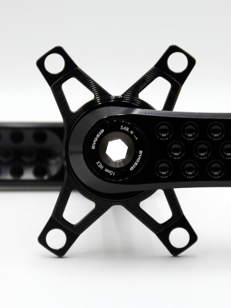 EVOSID CNC Hollow Integrated Gravel Bike Crankset 160/165/170mm with GXP Chainring