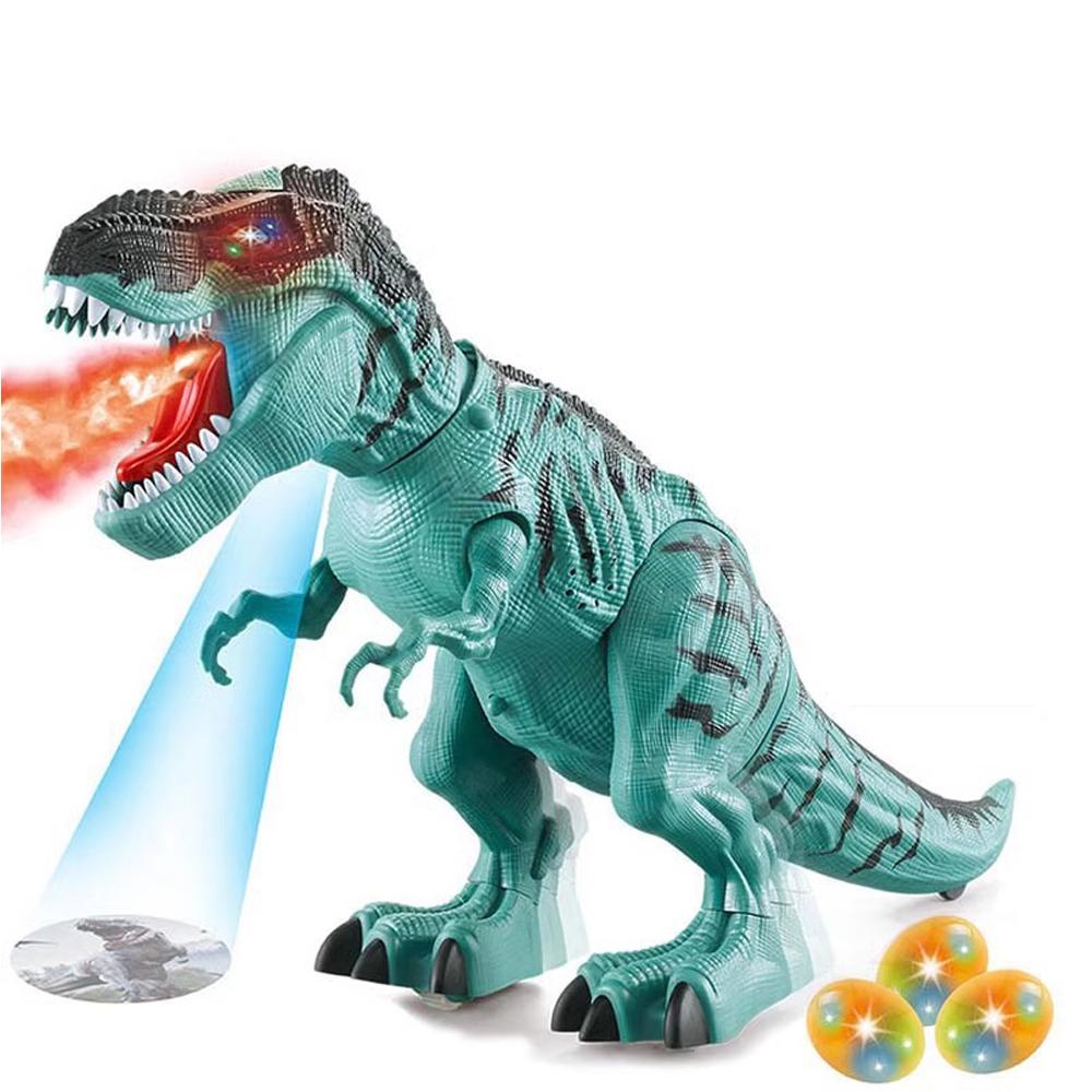 

Electric Walking Spray Lay Eggs Dinosaur Robot Light Sound Mechanical Dinosaurs Model Toy