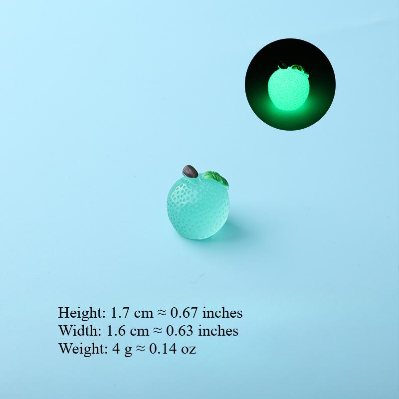 10pcs Miniature Fruit Micro Landscape Tiny Resin Fruit Diorama for Fairy Gardens Desk Decor DIY Handmade Accessories Kids Toys