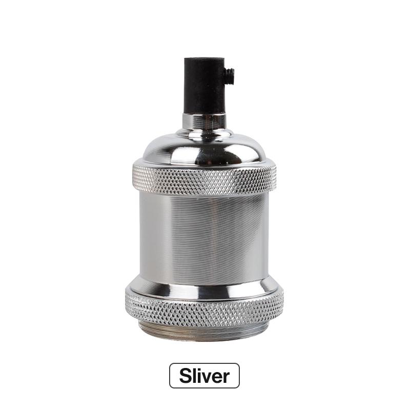 KARWEN Edison Lamp Holder E27 Screw Bulb base 110V 220V Aluminum Light Socket Industrial Retro Fittings Fixture Pendant lights