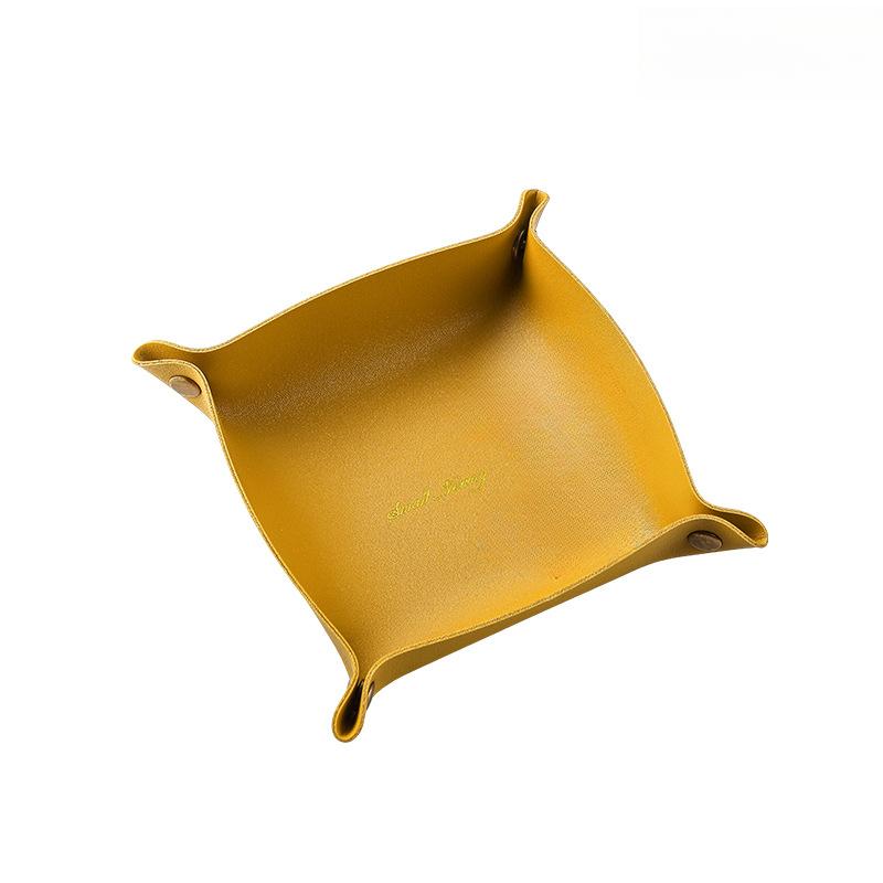 1Pcs Nordic Style Storage Box Desktop Storage Tray Jewelry Cosmetic Key Stuff Storage Basket Folding Table Organizer Case