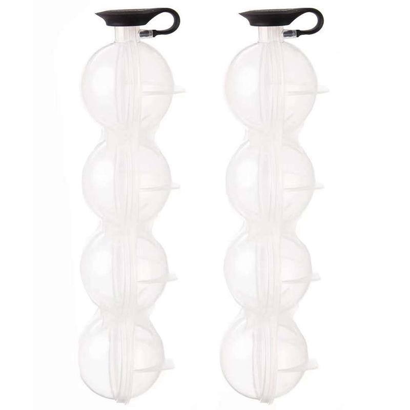 4 Cavity Ice Cube Maker Form For Ice Flexible Silicone Whiskey Cocktail Diy