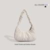 Summer New Pleated Portable Shoulder Bag, Femininity Versatile Underarm Bag