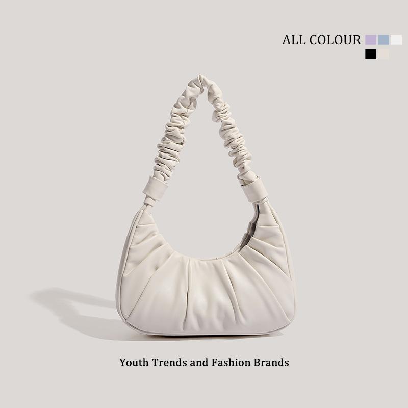 Summer New Pleated Portable Shoulder Bag, Femininity Versatile Underarm Bag