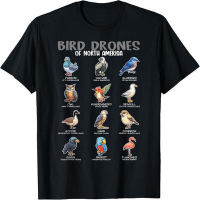 Ptačí drony Severní Ameriky, Ornitholog Ornithologie Tričko