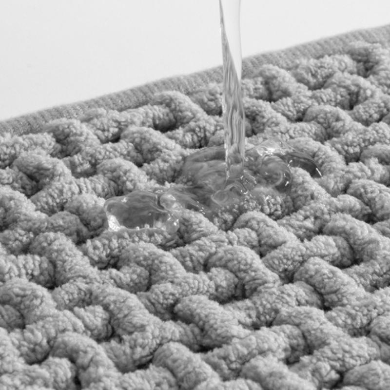 High Quality Chenille Woven Bath Mat Super Absorbent Quick Dry Non-Slip Bathroom Rug Soft Plush Shower Floor Mat