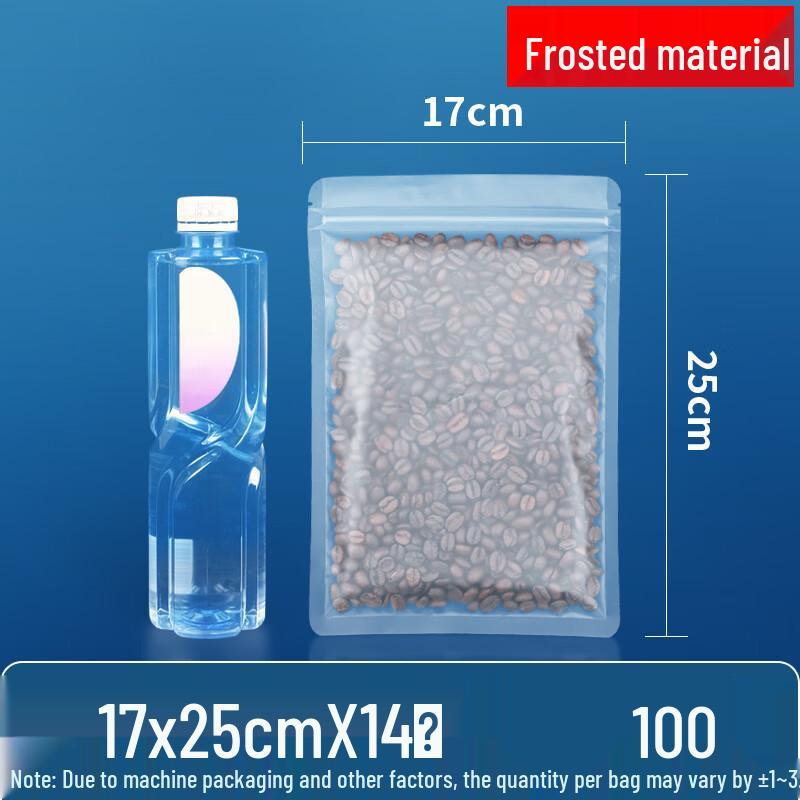 

Matte Frosted Self-Sealing Food Storage Bags
