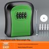 Anti-Theft Password Key Box for Doorway and Construction Site