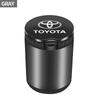 Car Styling LED Ashtray Cigarette Smoke  Bin Holder With Lid For Toyota Land Cruiser Prado J120 J150 J200