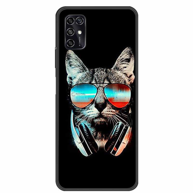 For ZTE Blade V2020 Smart Case Black Bumper Silicon TPU Soft Phone Cover Case For ZTE Blade V20 Smart 8010 Funda Cartoon Coque