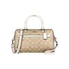 Rowan 27 Logo Zip Closure Boston Bag Women Handbags Light-Khaki 83607-IMDQC