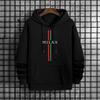 Male Hip Hop Trendy Casual Sporty Hoody Outerwear 2025 Italy Milan Fashion Hoodies Mens Urban Streetwear Hooded Sweatshirt
