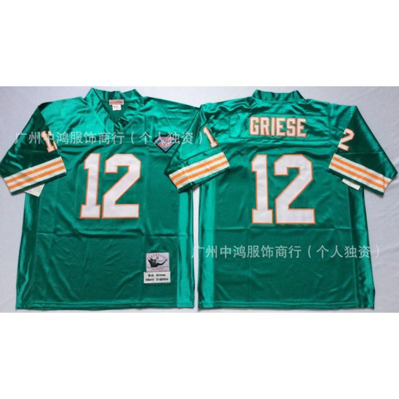 Official Miami Dolphins NFL Football Jersey Short Sleeve Embroidered Team Apparel Men