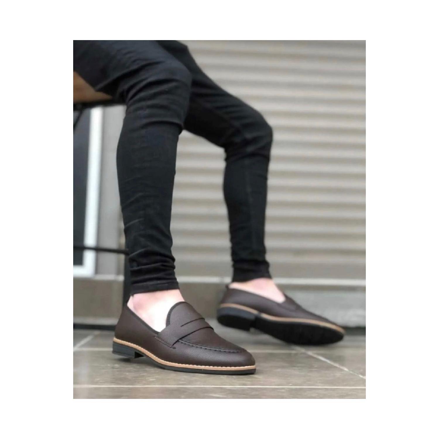 

Men s Brown Classic Slip-on Shoes 41 чорний