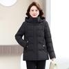 Winter new middle-aged and elderly mother's thickened down cotton-padded clothes women's short large-size warm cotton-padded jacket