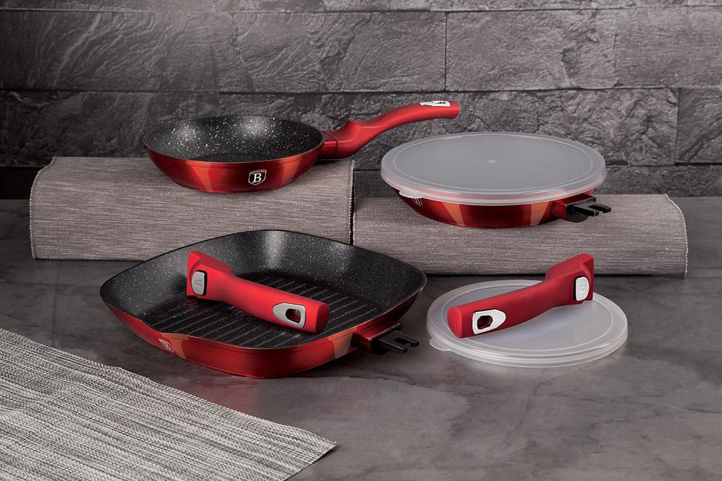 SET OF 3 GRANITE PANS BERLINGERHAUS BH-6796