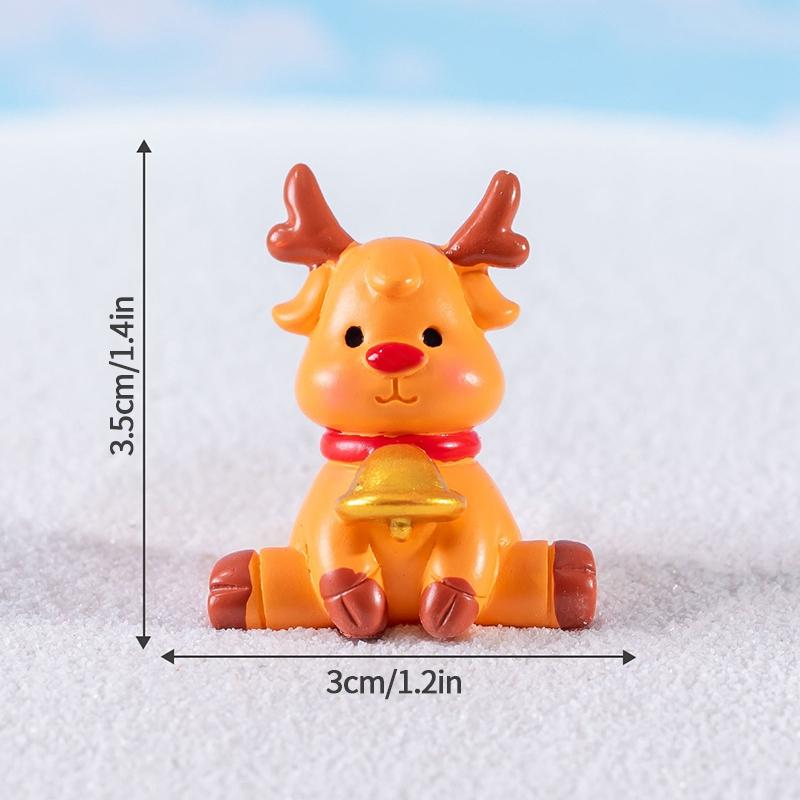 Santa Claus Statues Desk Accessorie Mini Cartoon Xmas Ornament Home Decorations Christmas Decorations 2025 Newa Year Gifts