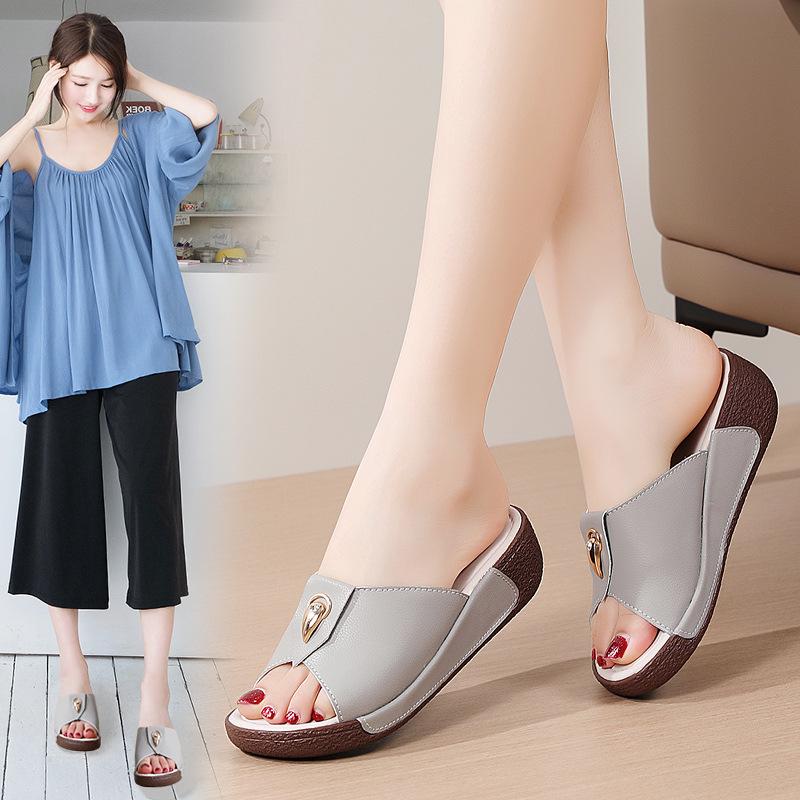 Women s Thick-Soled Non-Slip Summer Slippers - 2024 Comfort Casual Sandals 41