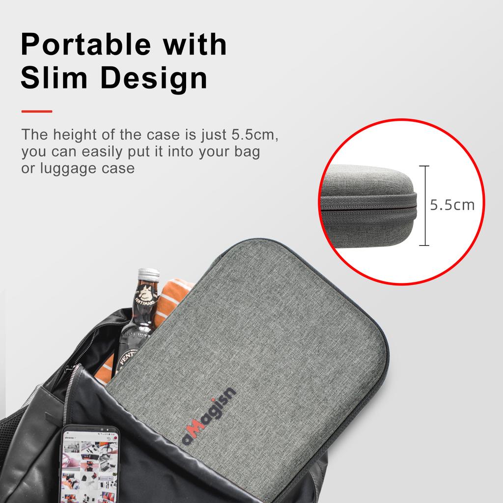 AMAGISN For Insta360 X5/X4 Storage Bag Panoramic Camera EVA Carrying Case Protective Box