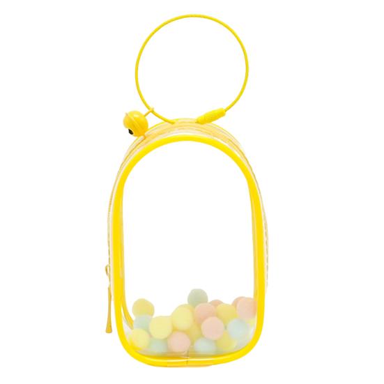 Transparent Doll Display Bag Zipper Closure Dustproof PVC Waterproof Portable Mini Toy Storage Organizer Carrying Pouch
