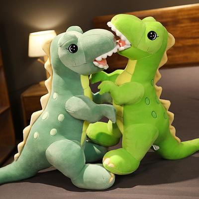 Novo Boneco Dinossauro Brinquedos de Pelúcia Sobredimensionado Almofada Tiranossauro Rex Boneca de Pano Presente Dia das Crianças