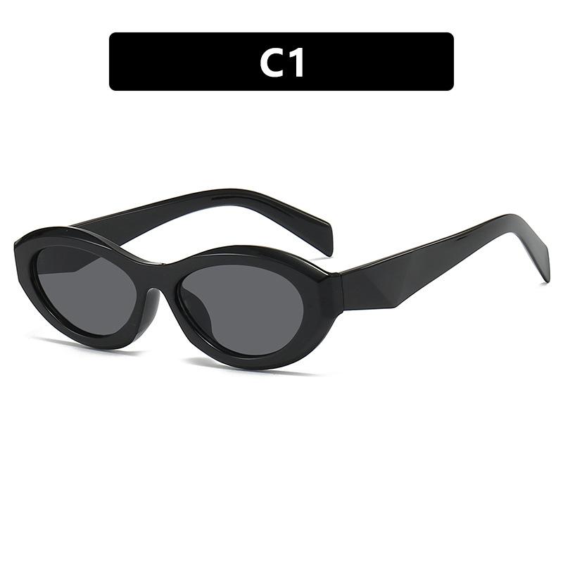 Small Frame Cat Eye Sunglasses Simple Fashion Sunglasses Trendy Concave Sunglasses
