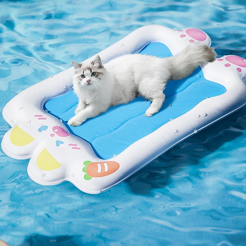 Weiches Sommer Eis Haustierkissen Kühlendes Hundebett Wasserdicht Kratzfest Beißfest Abnehmbar