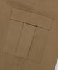 CAMEL WORK Slub Cotton Cargo Pants (Beige)