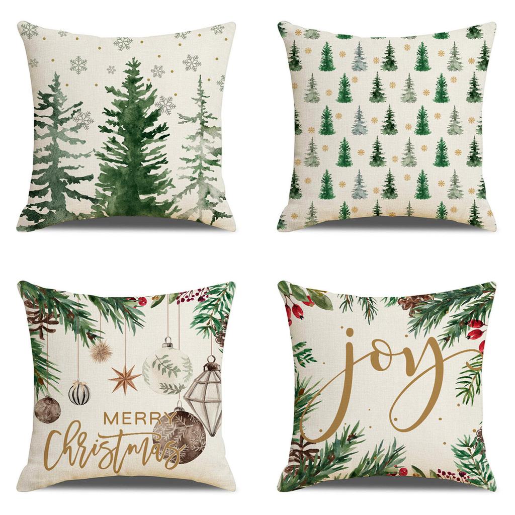 45cm Christmas Four Piece Pillowcase Set  Christmas Decoration Home Decoration 2024 Christmas Decoration